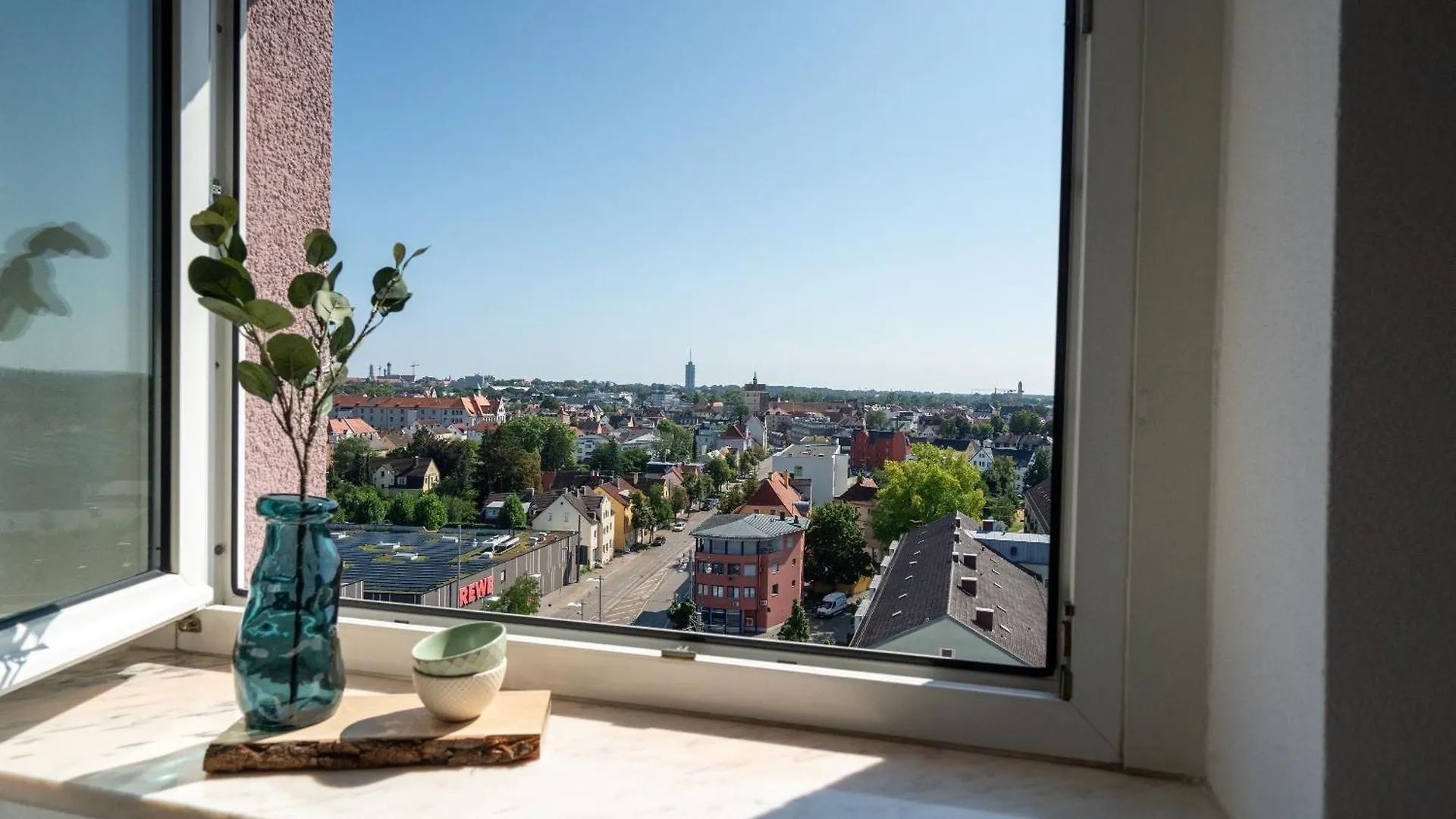 Casa Sunset Augsburg - Kostenlos Parken - Unvergessliche Aussicht - 1Min Zu Tram&Bus Apartment